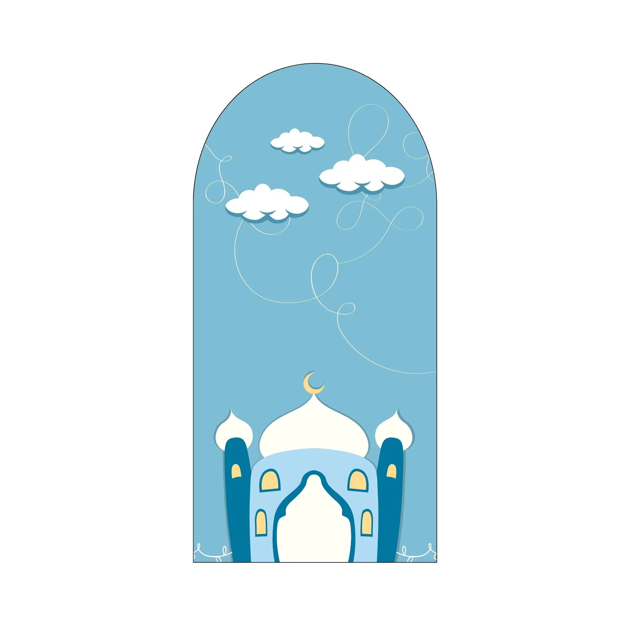 Kids Travel Salah Mat (Blue) - Image 3